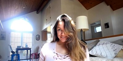 Monica Mendez birthday show with her giant tits in focus webcam