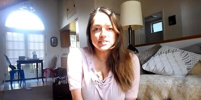 Monica Mendez birthday show with her giant tits in focus webcam