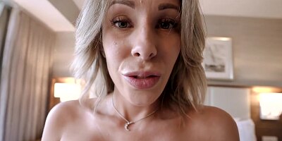 Step Mom Shows Me her New Tits and Lets Me Fuck Her - Nikki Brooks