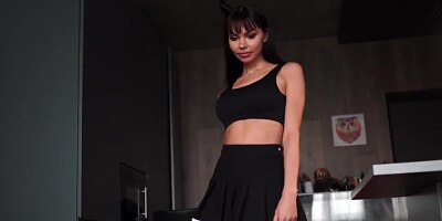 took matters into her own hands and sucked his dick deep