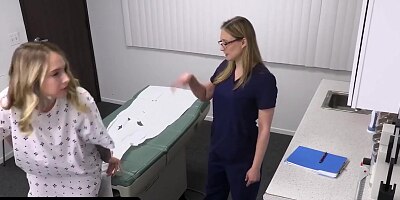 Busty Patient Gets Fertility Test In The Doctors Office - Perv Doctor
