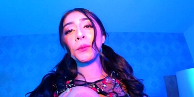 POV: Late Night Booty Call w/ Violet Myers Giving A Sloppy Blowjob To A Stranger