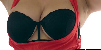 NF Busty - Curvy Ebony Cassidy Banks Rides White Cock