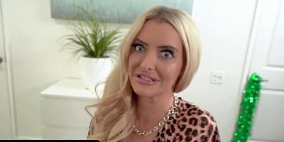 Blonde Stepmom Linzee Ryder Sucks Stepson's Dick And Rides It Hard - PervMom