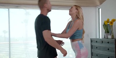 Naughty America - Adira Allure gets stretched by her friend's husband