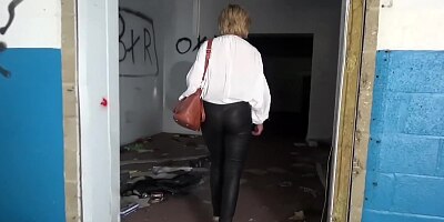 Lady Sonia nude striptease and flashing in public
