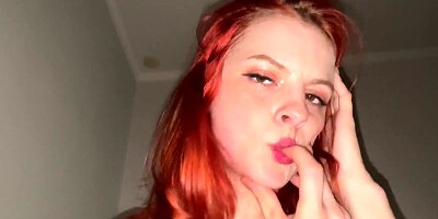 Fucked a redhead girl at the risk of getting caught