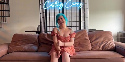 Casting Curvy: Orgasmic Married MILF with Big Tits