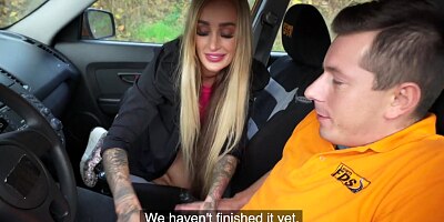 FakeDrivingSchool Daisy Lee thinks Blowjob Lessons Are More Fun