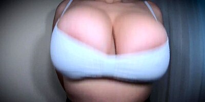 Blonde Milf Bounces Her Big Natural Tits In Sports Bra 4K