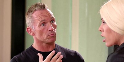 NURU MASSAGE - Busty Blonde Masseuse Luna Star Gets Her Wet Pussy Fucked By Her Client